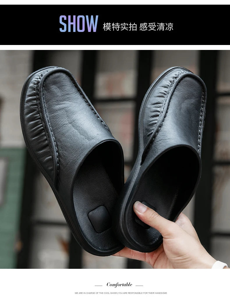 2023 Hotsale hombres zapatos EVA Slip On zapatos casuales para caminar hombres medias zapatillas cómodas zapatillas suaves tamaño 40- 47