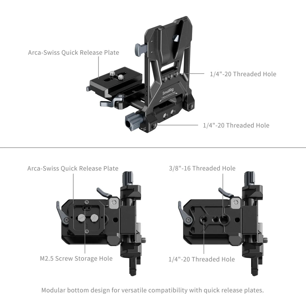 Batería SmallRig VB99 Pro Mini V Mount 99Wh 6800mAh PD 100W USB-C de carga rápida para cámara, videocámara, fotografía, iluminación de vídeo