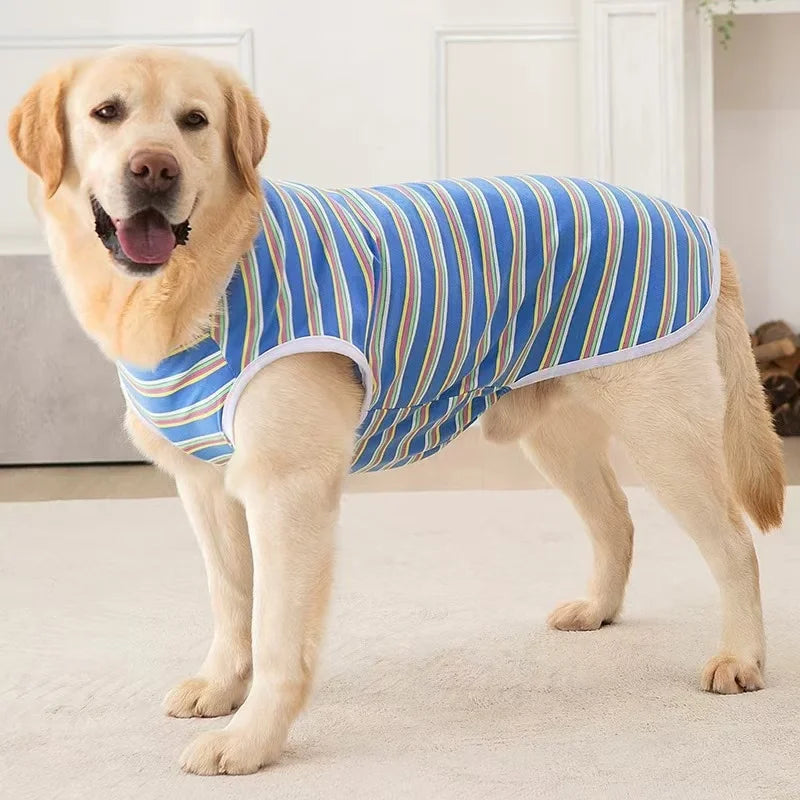 Chaleco sin mangas de verano para perros medianos y grandes, pijamas de verano para mascotas y ropa para el hogar, que se puede aplicar a varios medianos y