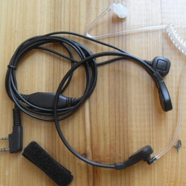 Walkie Talkie micrófono de alta resistencia U94 PTT cuello micrófono de garganta auricular Radio Nato auriculares tácticos para Baofeng Kenwood HYT TYT