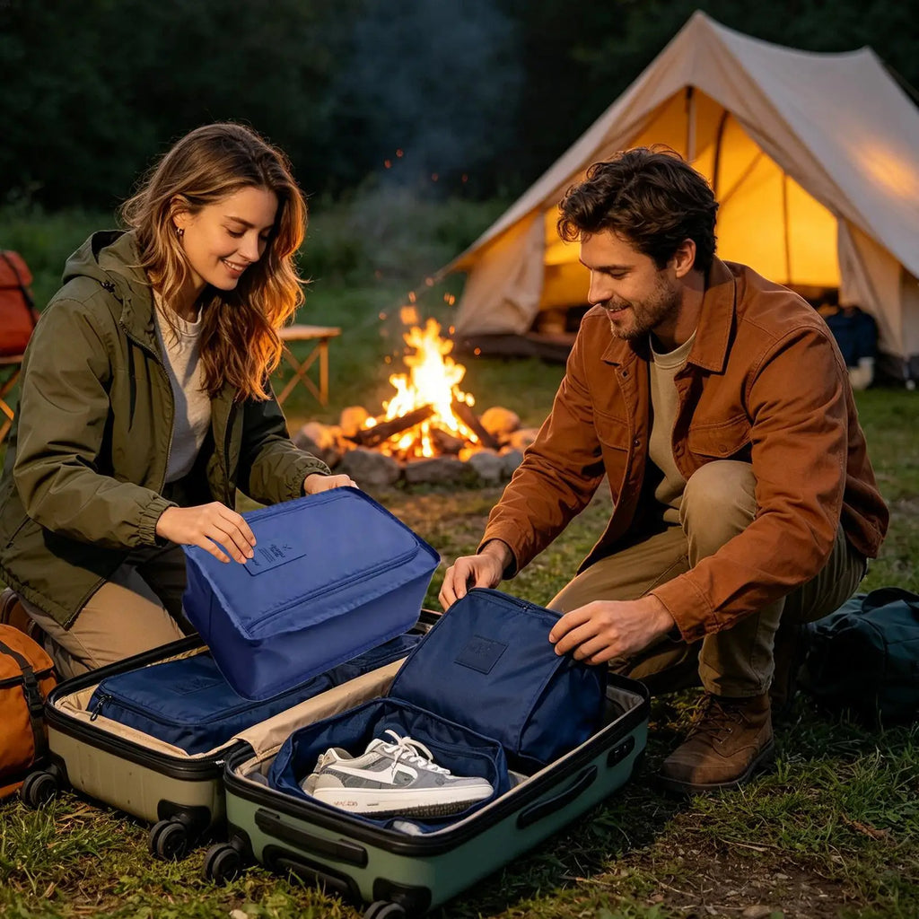 Bolsa de Viaje Plegable Impermeable para Zapatos, Bolsa de Almacenamiento Portátil para Ropa, Calcetines y Calzado Deportivo, Organizador para Viajes de Negocios y Equipaje