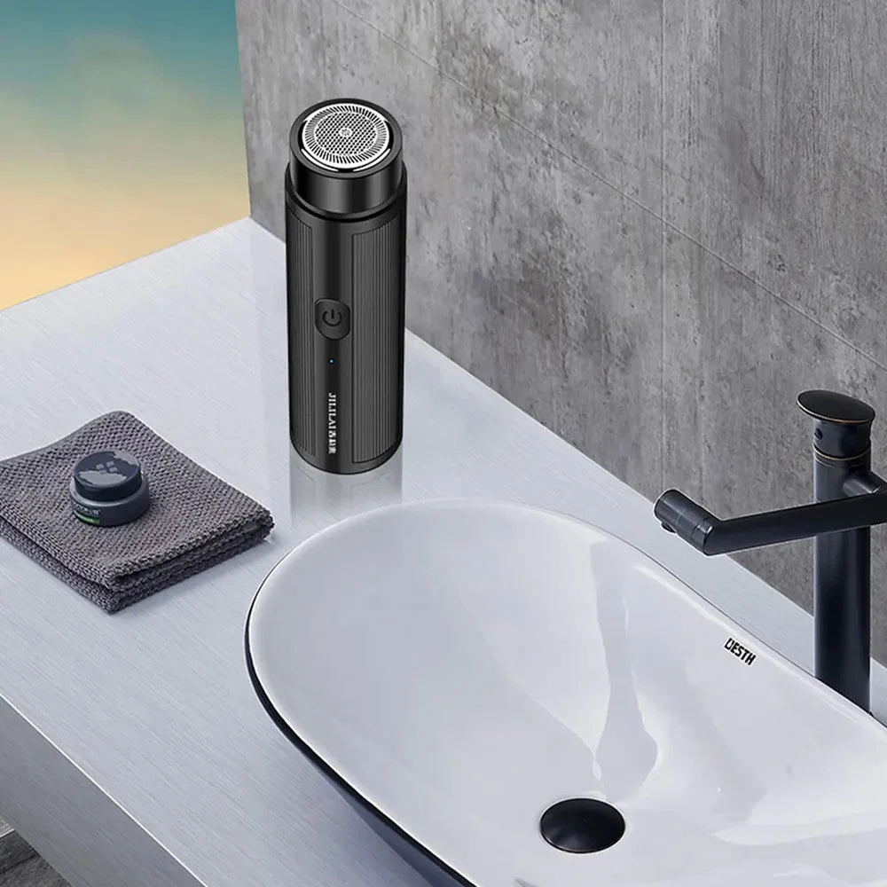 Mini Afeitadora Eléctrica Portátil Recargable, Depiladora, Máquina de Afeitar para Mujeres y Hombres, Mini Afeitadora para Auto, Herramientas de Afeitado Eléctrico