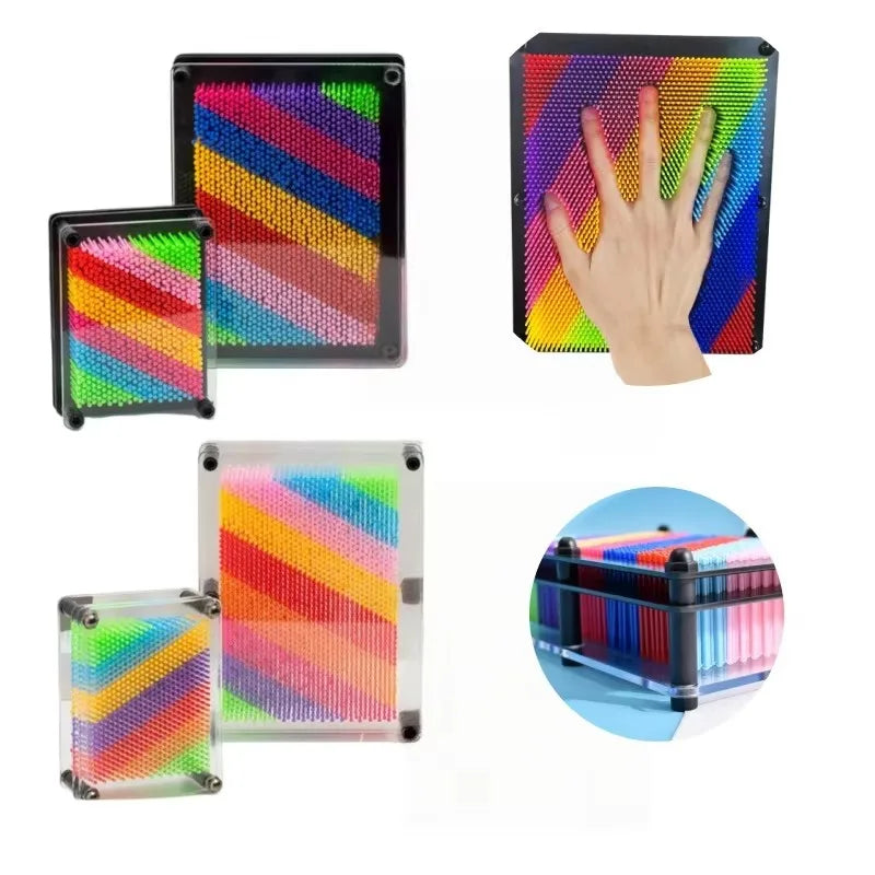 Pin de Metal clon 3D, clon artístico antiestrés, modelo con forma de mano, juguetes para niños, tablero de aguja, esculturas, pintura, tallado, Pinart, regalo