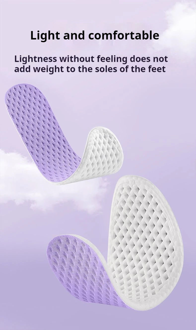 Plantillas deportivas de PU que absorben los golpes, plantilla fresca transpirable de verano, plantillas para zapatos para hombres y mujeres, 2 uds./4 Uds.