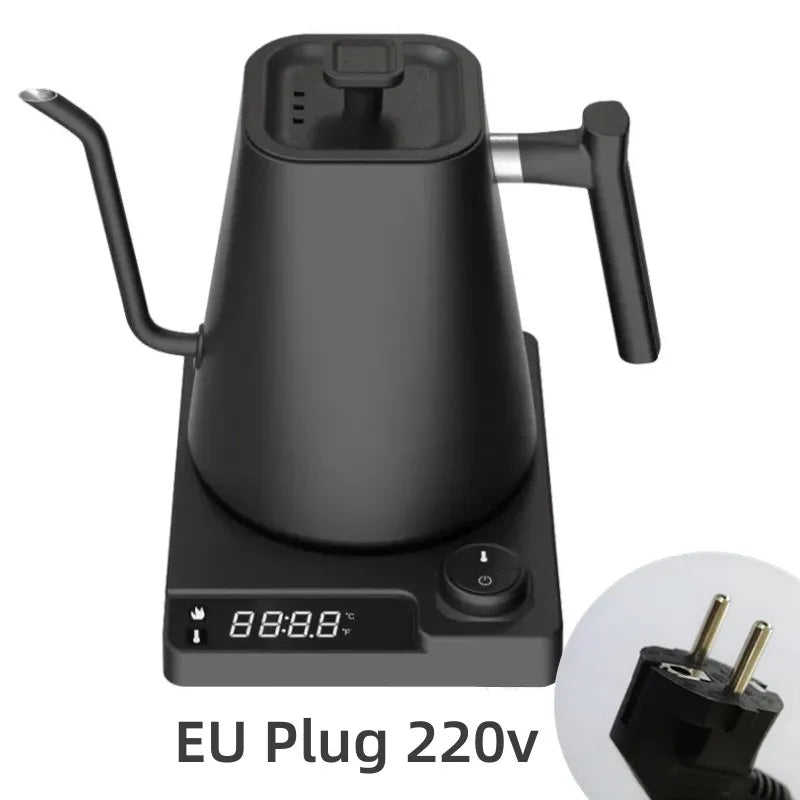 Hervidor eléctrico de cuello de cisne de 1200W con Control de temperatura, hervidor eléctrico para café y té, cafetera de 110v/220v