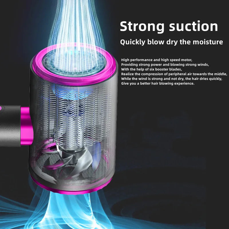 Secador de pelo de alta velocidad, venta directa del fabricante, 2400w, iones negativos de alta potencia, luz azul, cuidado del cabello, peluquería en casa, Drye