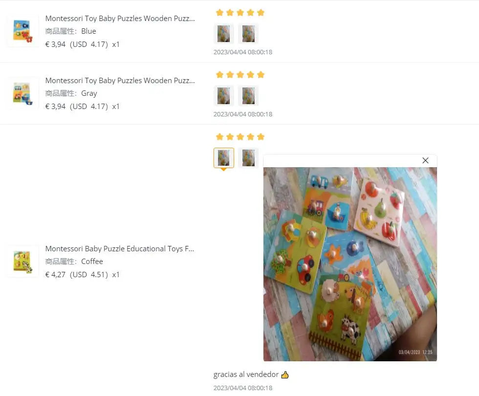 Rompecabezas Montessori para bebés juguetes de madera para niños de 1 2 y 3 años juegos educativos de aprendizaje para niños regalos de cumpleaños para niños