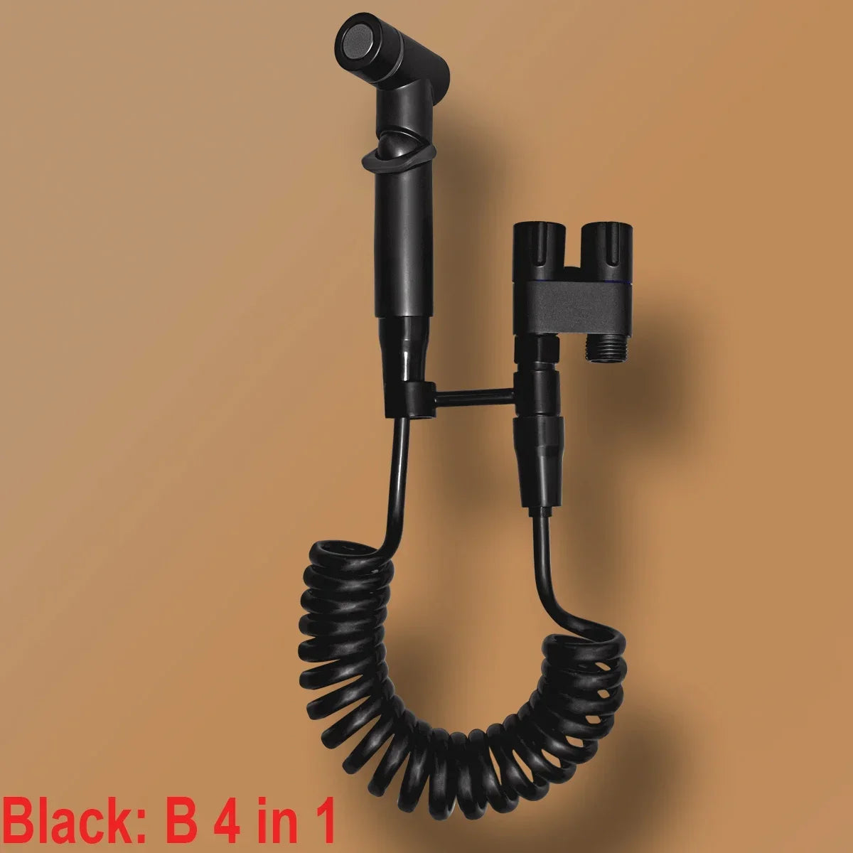 Juego de rociador de bidé para baño, rociador de bidé de mano, válvula de ángulo de salida doble, accesorios de baño