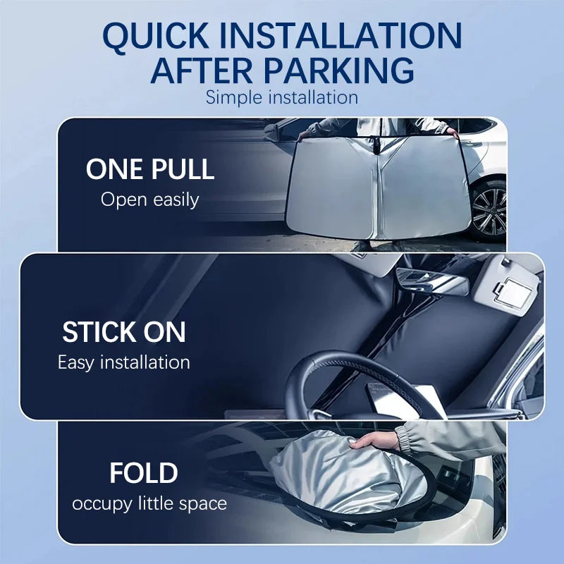 Parasol para parabrisas de coche, cubiertas para ventana delantera, sombrilla UV para Peugeot 308 cc 308 t9 308s mk3, accesorios de verano para coche