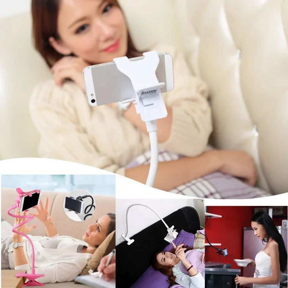 Soporte Universal Ajustable de Brazo Largo para Teléfono, Soporte de Escritorio para iPhone, Samsung, Xiaomi, Huawei, Compatible con Todos los Modelos