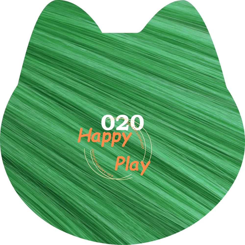 Peluca sintética de Cosplay de Anime de 400g + 60cm con flequillo para mujer, peluca recta Universal de volumen grueso de la serie verde, pelo resistente al calor