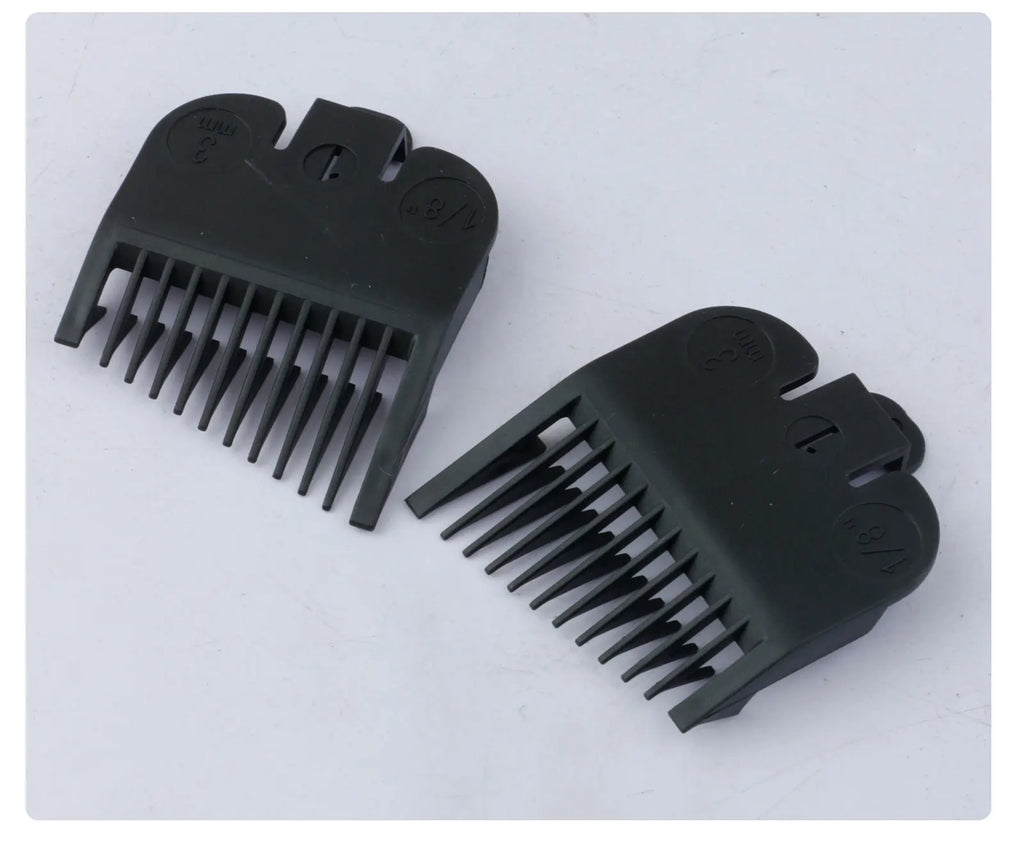 Peines de límite para cortapelos profesionales, guía de corte de pelo para peluquero, protectores para maquinilla de cortar el pelo, herramientas de estilismo de 3mm/4,5mm, 2 uds.
