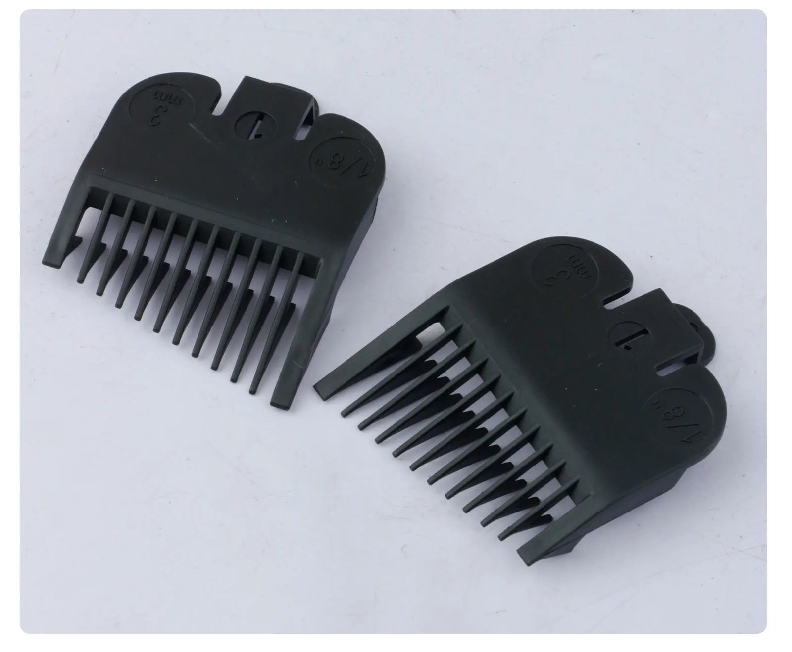 Peines de límite para cortapelos profesionales, guía de corte de pelo para peluquero, protectores para maquinilla de cortar el pelo, herramientas de estilismo de 3mm/4,5mm, 2 uds.