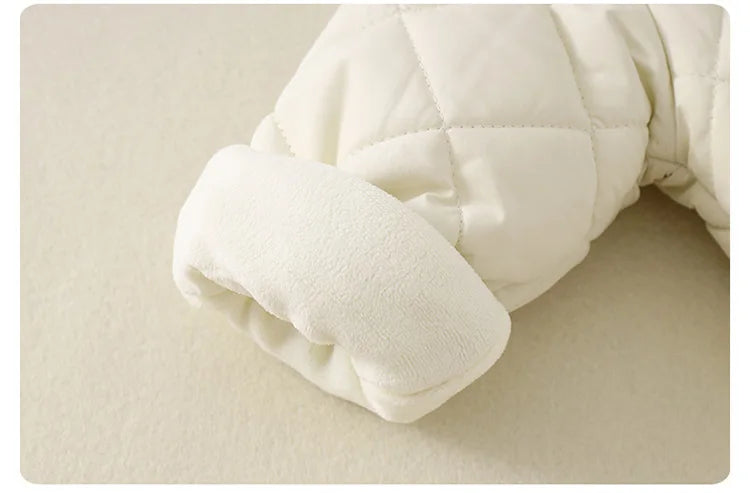 Ropa de invierno para recién nacido, ropa para niña, mono grueso para bebé, pelele cálido para bebé, Chaqueta de algodón, pelele, monos para niño, abrigo para niño pequeño