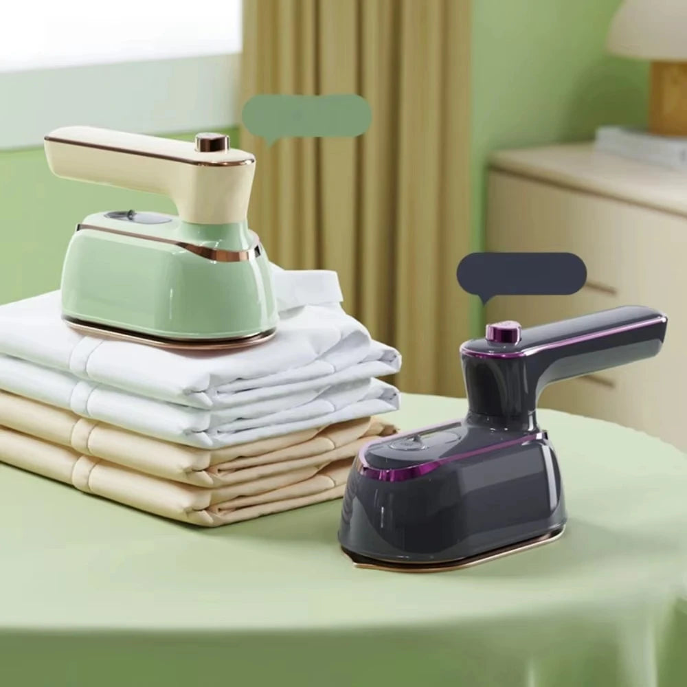 Plancha de vapor portátil para dormitorio, plancha colgante para el hogar, plegable para viajes fáciles, vestidor y planchado rápido de ropa