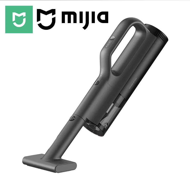 Aspiradora para coche MIJIA, succión de 21 kPa, carga rápida tipo C, recipiente para polvo de 150 ml, para aspiradoras inalámbricas domésticas, batería de 2400 mAh