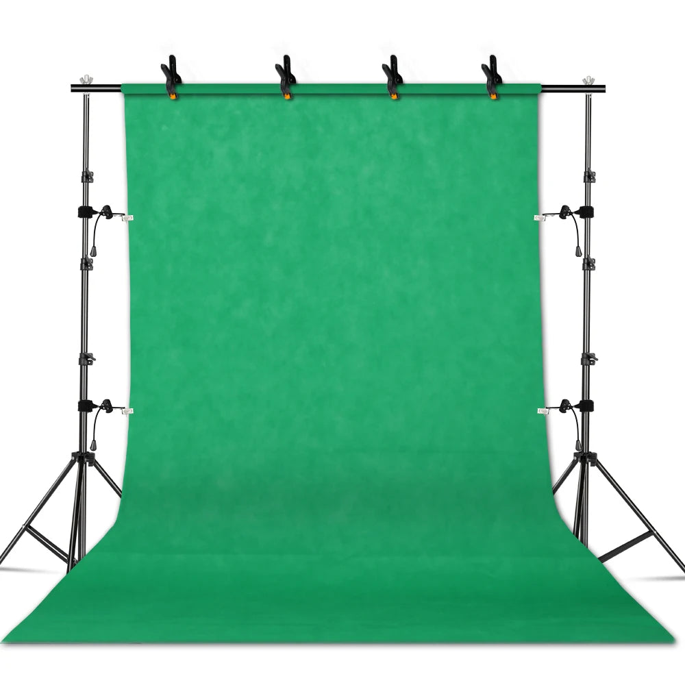 Sistema de soporte de fotografía, trípode de fondo ajustable, Kits de estudio fotográfico, marco de fondos de pantalla verde Chromakey, soporte de fondo