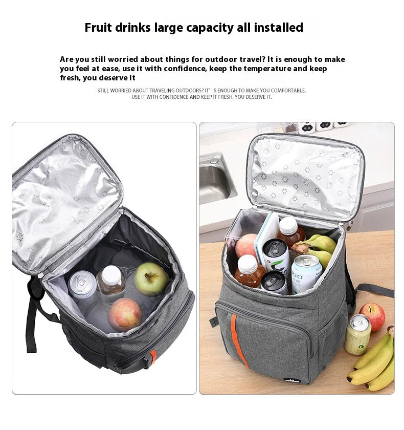 Mochilas para hombre, Bolsa térmica portátil impermeable, refrigerador duradero impermeable, IceCase, Mochilas de Picnic para acampar, Icebox Mochilas Bolsa