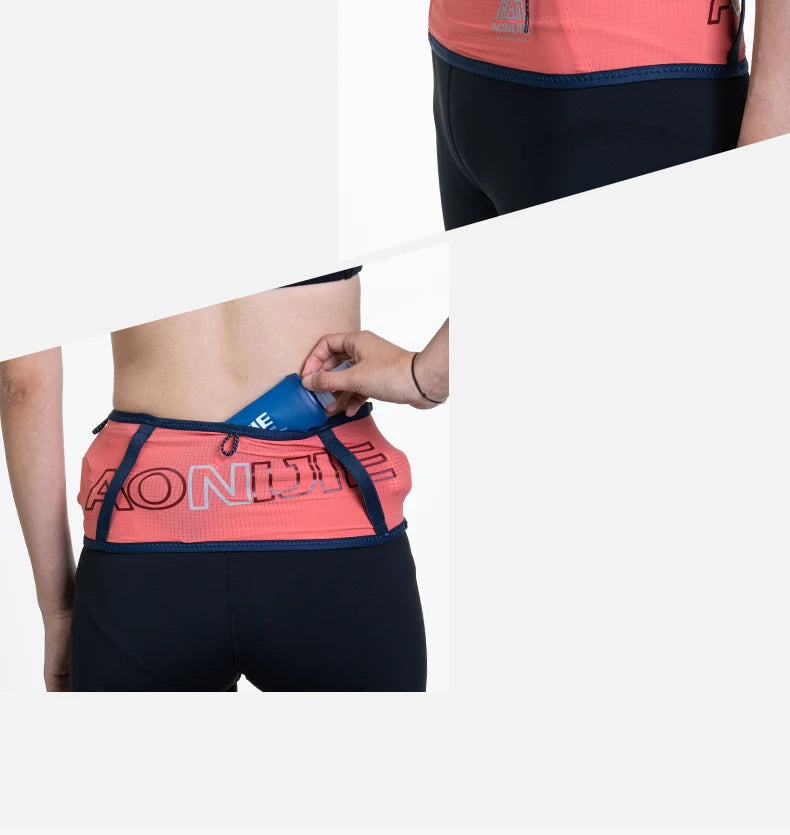 AONIJIE W8101 cinturón de hidratación para correr riñonera bolsa de dinero de viaje Trail Marathon gimnasio entrenamiento Fitness soporte para teléfono móvil