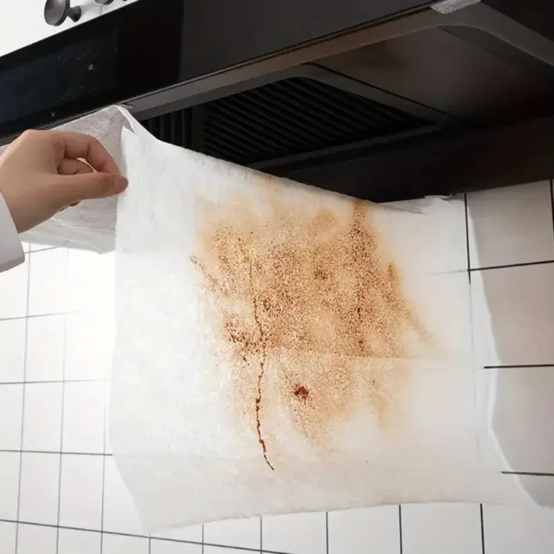 12 Uds capó desechable filtro de aceite papel no tejido capó Extractor ventilador filtro cocina capó grasa Anti aceite algodón