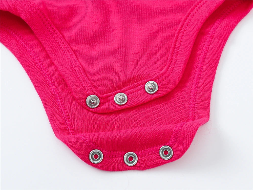 Kavkas 3 unids/lote, ropa encantadora con estampado de ciervo Sika para niñas, 100% algodón de 0 a 24 meses, pelele para bebés, monos de manga larga