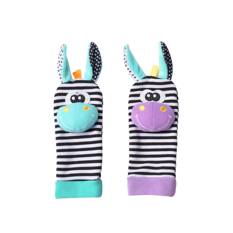 Juguetes de animales de peluche para bebés, sonajeros de muñeca, sonajeros para recién nacidos, juguetes para hacer sonidos, sonajero para bebés de 0 a 12 meses