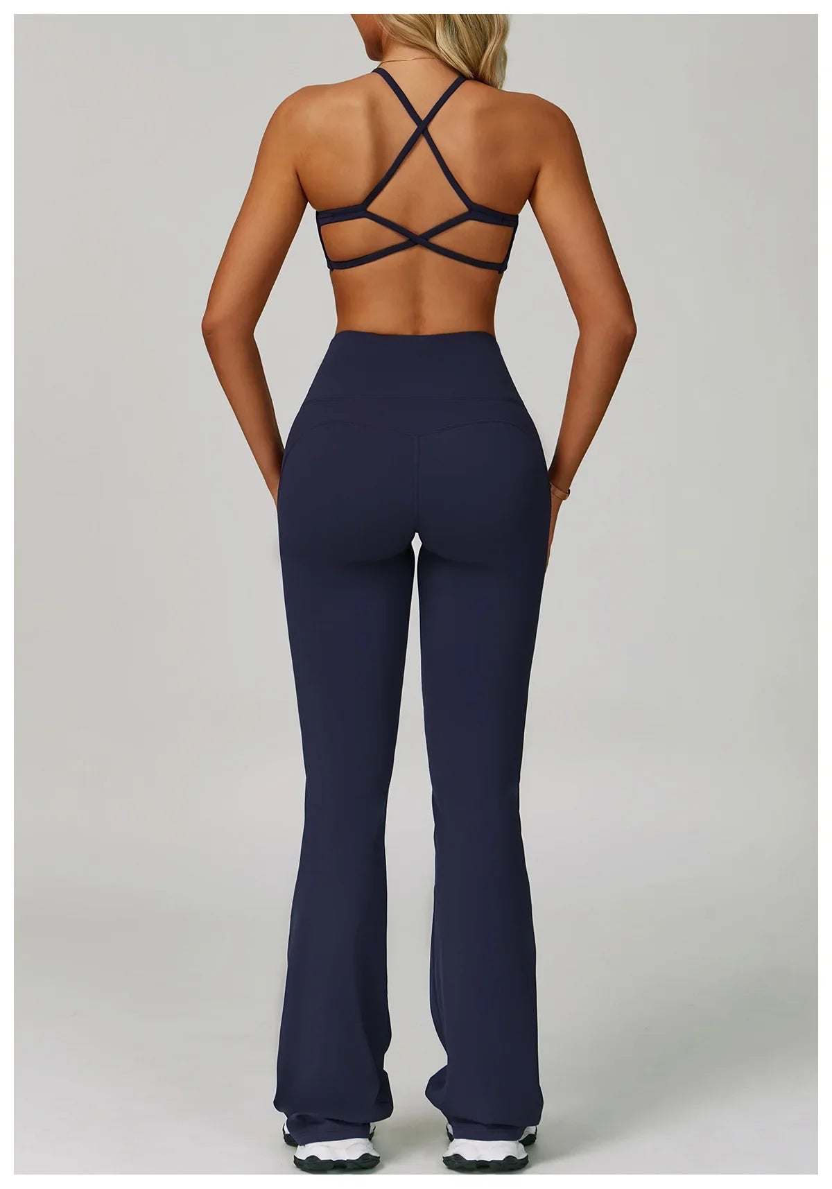 Conjuntos de 2 uds de chándal para mujer, ropa deportiva, conjuntos de Yoga, ropa deportiva, sujetador de entrenamiento, conjunto de mallas de cintura alta, ropa de gimnasio, trajes deportivos
