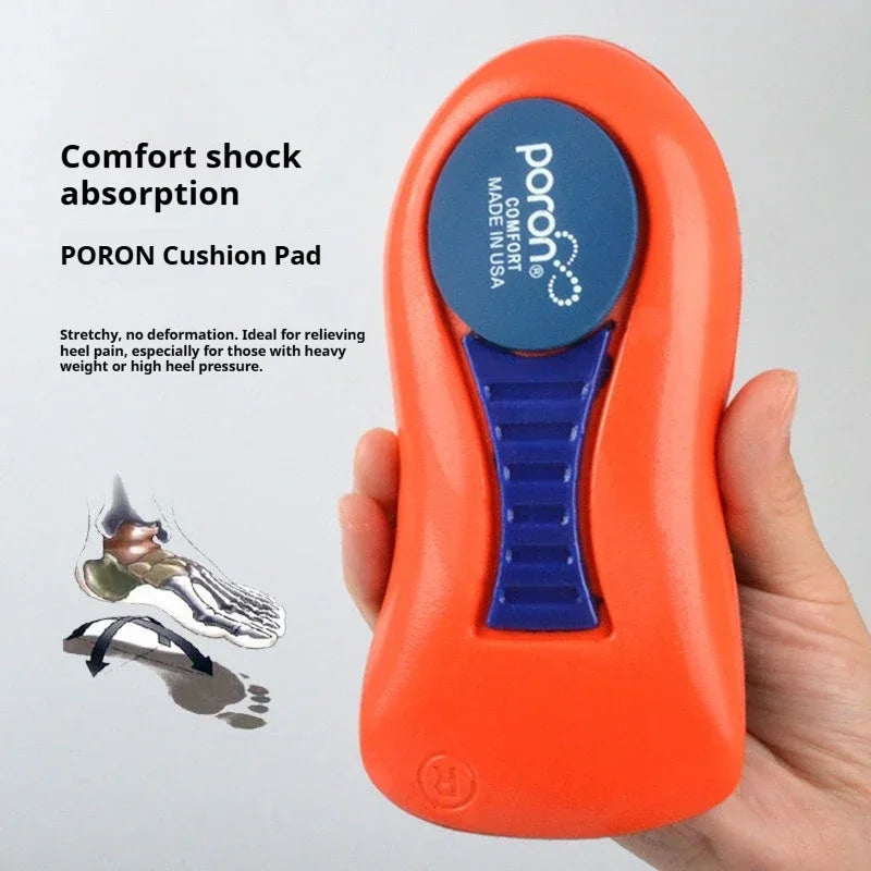 Plantilla ortopédica deportiva con absorción de impactos, suela elástica, inserciones transpirables para zapatos, plantillas ortopédicas para hombre y mujer, Amagi