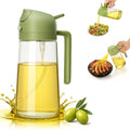 Botella pulverizadora de aceite de oliva para vertido de botella de aceite para cocinar especias de aceite dispensador de Camping con tapa automática agitador de especias