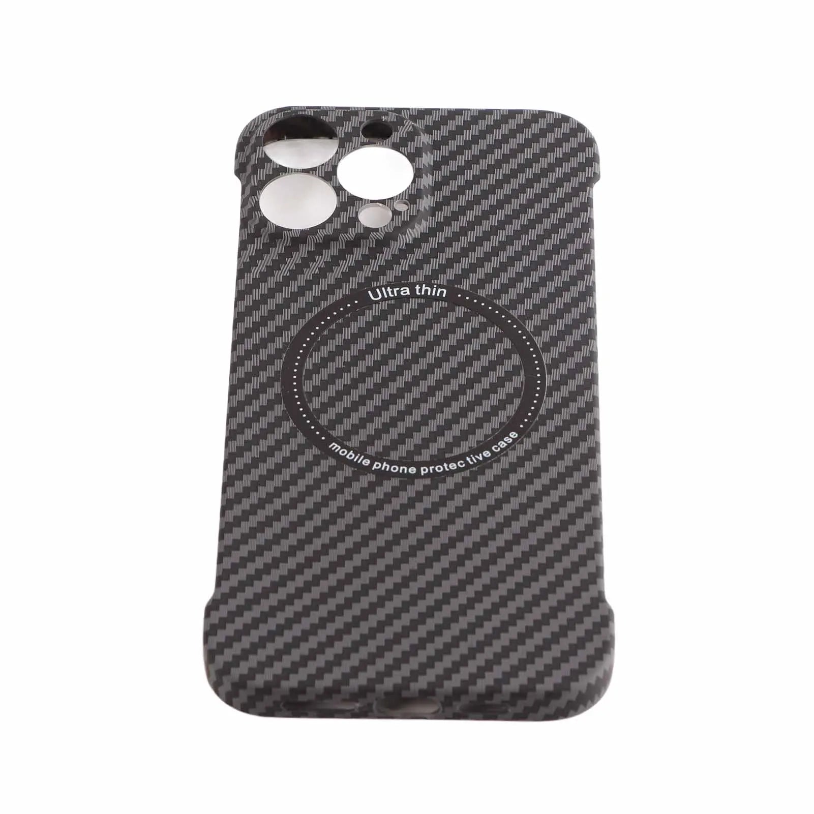 Funda de teléfono sin marco, funda protectora de teléfono portátil ultraligera con carga inalámbrica magnética, funda protectora para teléfono