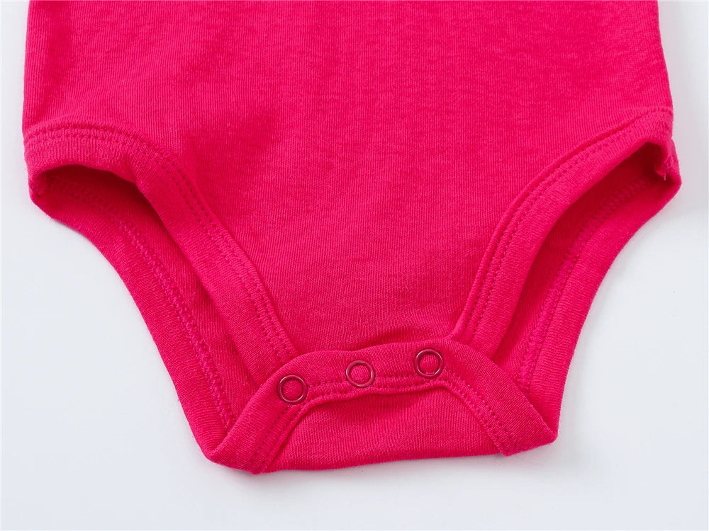 Kavkas 3 unids/lote, ropa encantadora con estampado de ciervo Sika para niñas, 100% algodón de 0 a 24 meses, pelele para bebés, monos de manga larga