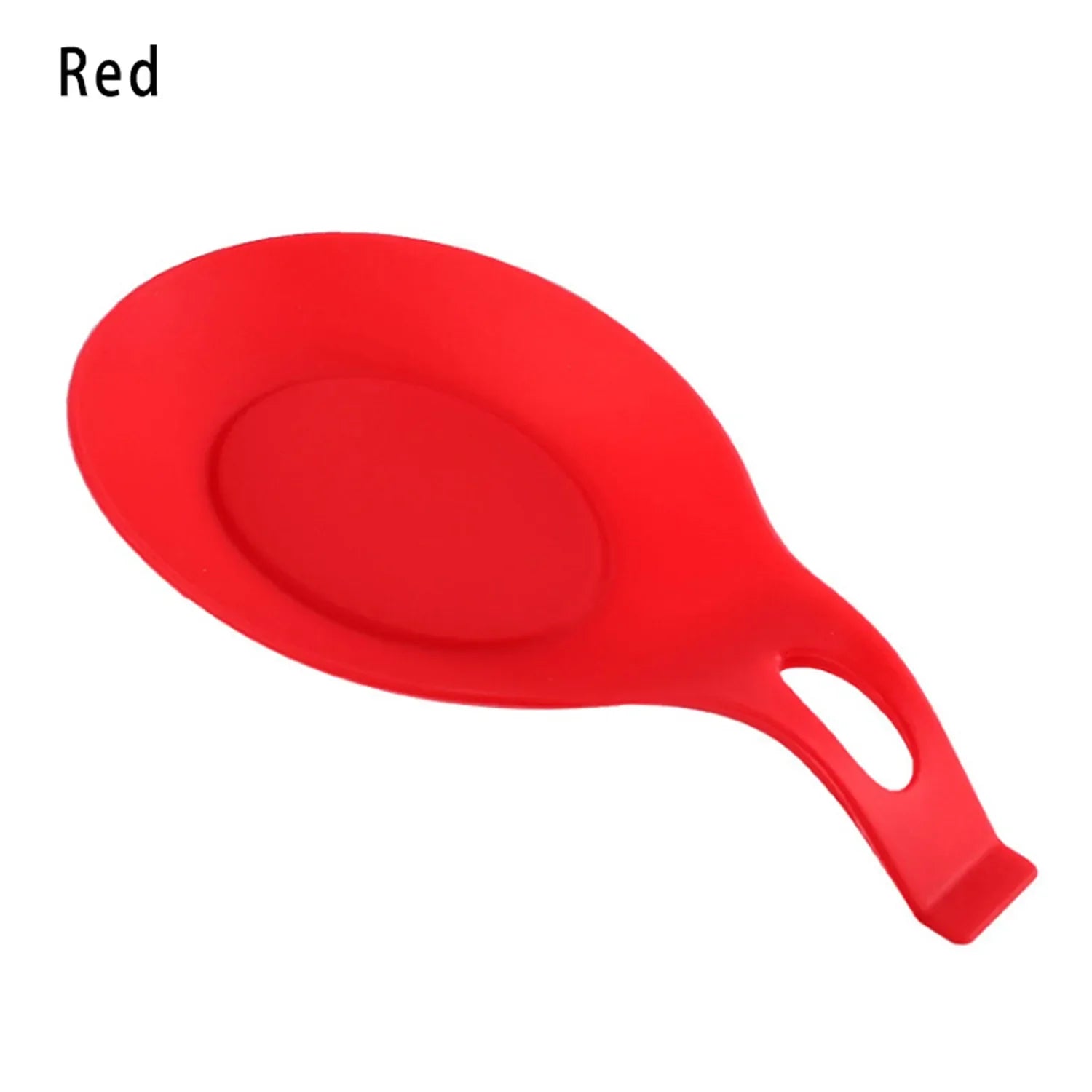 Estante de silicona resistente al calor para cuchara, bandeja para palillos, soporte para olla, organizador de estufa, utensilio, espátula, almohadilla para cuchara, herramienta de cocina, 1 unidad