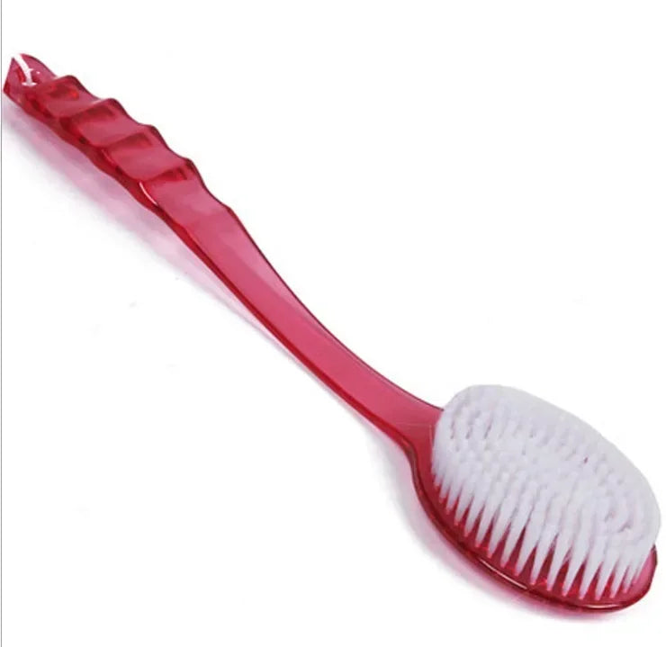 Cepillo de baño de plástico para espalda y cuerpo, cepillos para ducha de baño con mango, exfoliante, masajeador de piel, cepillo de baño exfoliante