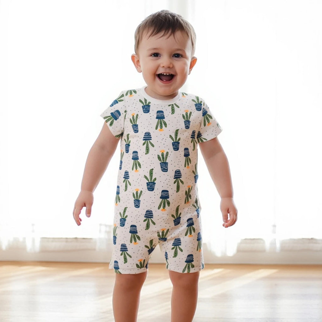 Monos de Verano para Bebés, Ropa de Moda de Manga Corta para Niños Pequeños