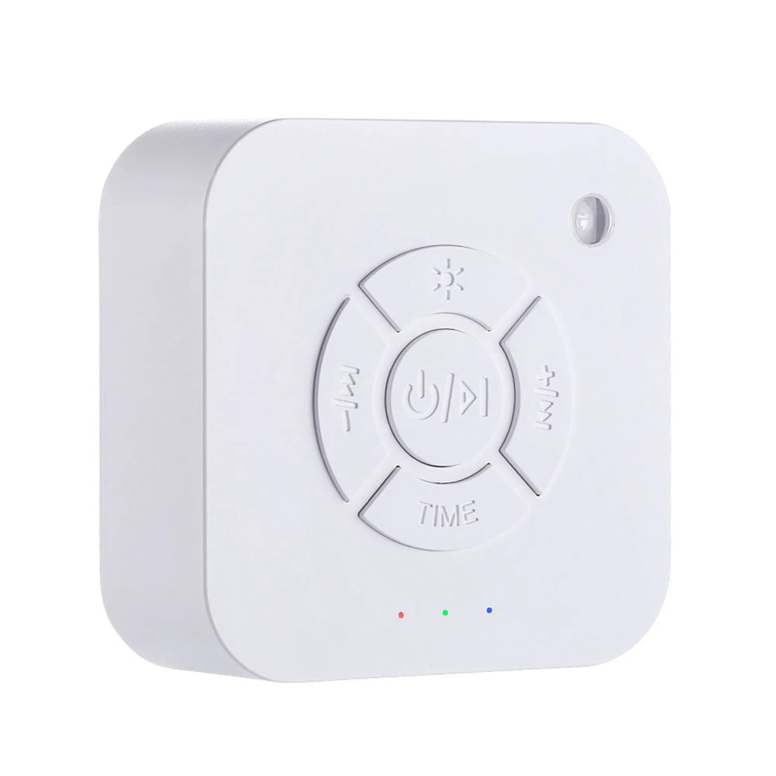 Mini máquina de sonido de ruido blanco, chupete para dormir con 9 sonidos relajantes, temporizador de luz de respiración, carga tipo C para bebé, hogar y oficina