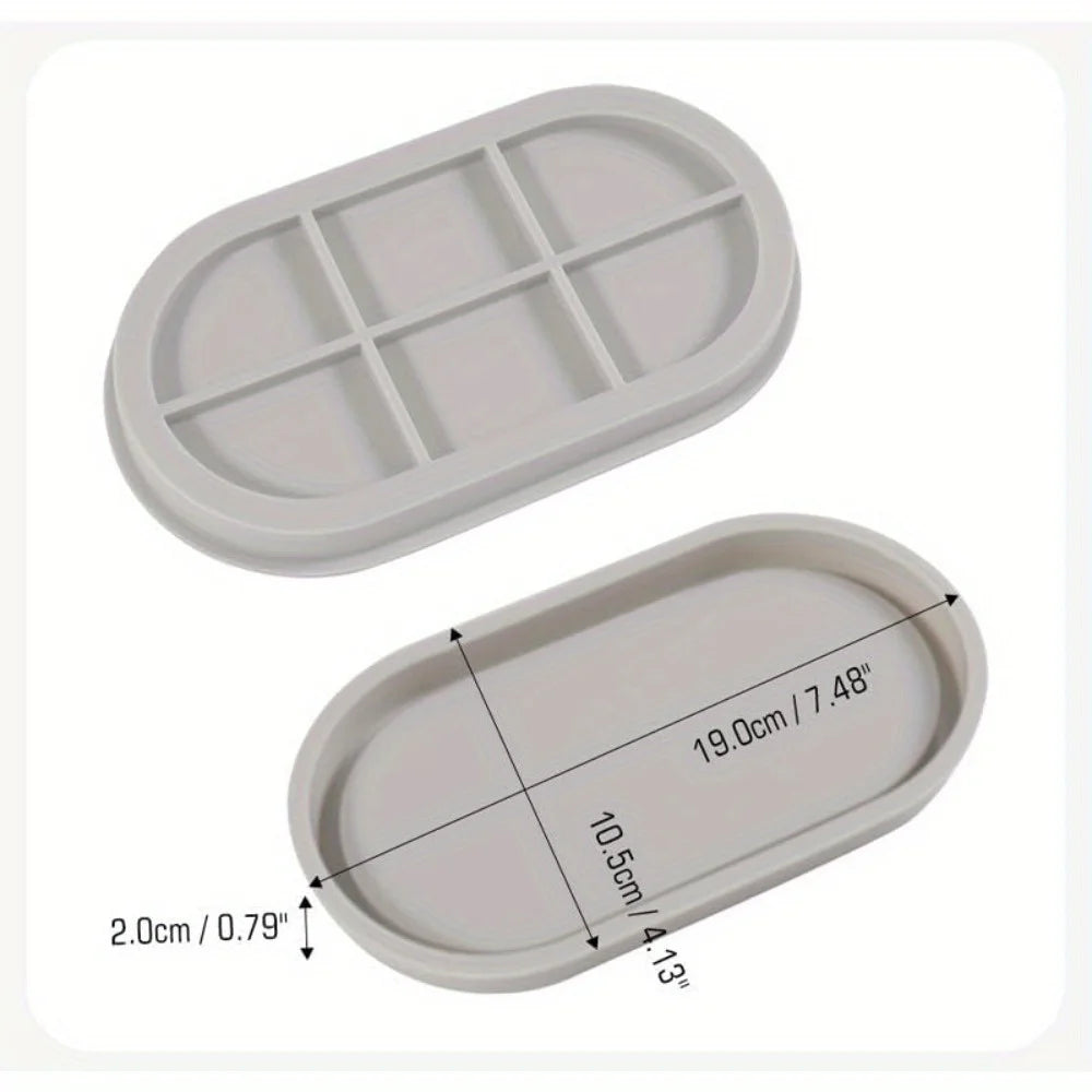 3 unids/set de moldes de silicona para manualidades de fundición de resina epoxi DIY, incluye portavelas de flor de loto, moldes para jarrones y bandejas