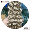 Cinta de onda de agua en extensión de cabello humano, cinta de trama de piel de cabello brasileño en cabello humano rizado, Color negro, marrón y Rubio, 20 piezas por juego