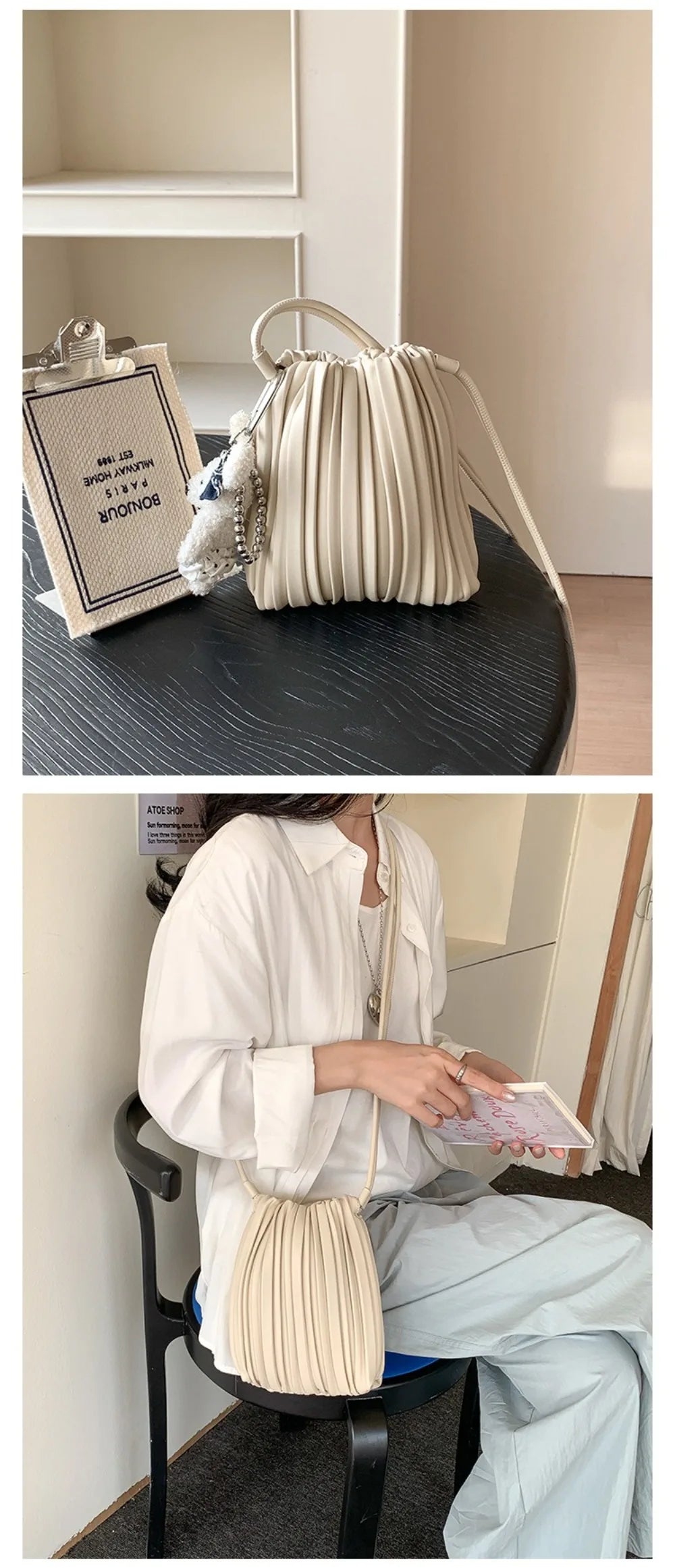 Nuevo bolso cruzado de cuero PU, bolso de hombro con bolsillo interior de uso versátil, Mini monedero elegante para mujeres y niñas