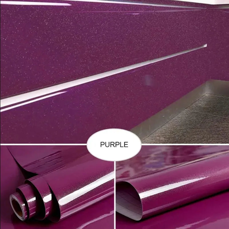 Papel Tapiz Autoadhesivo de PVC Blanco para Decoración de Muebles Antiguos, Adhesivo para Gabinetes de Cocina, Resistente a la Humedad y al Agua