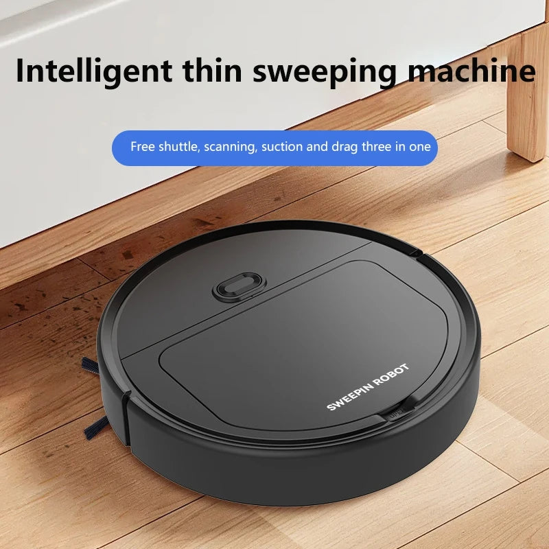 Nuevo Robot Aspirador Inteligente 3 en 1 2026, 4000 Pa de Succión Potente para Dormitorio, Sala de Estar, Pisos Duros, Pelo de Mascotas y Alfombras