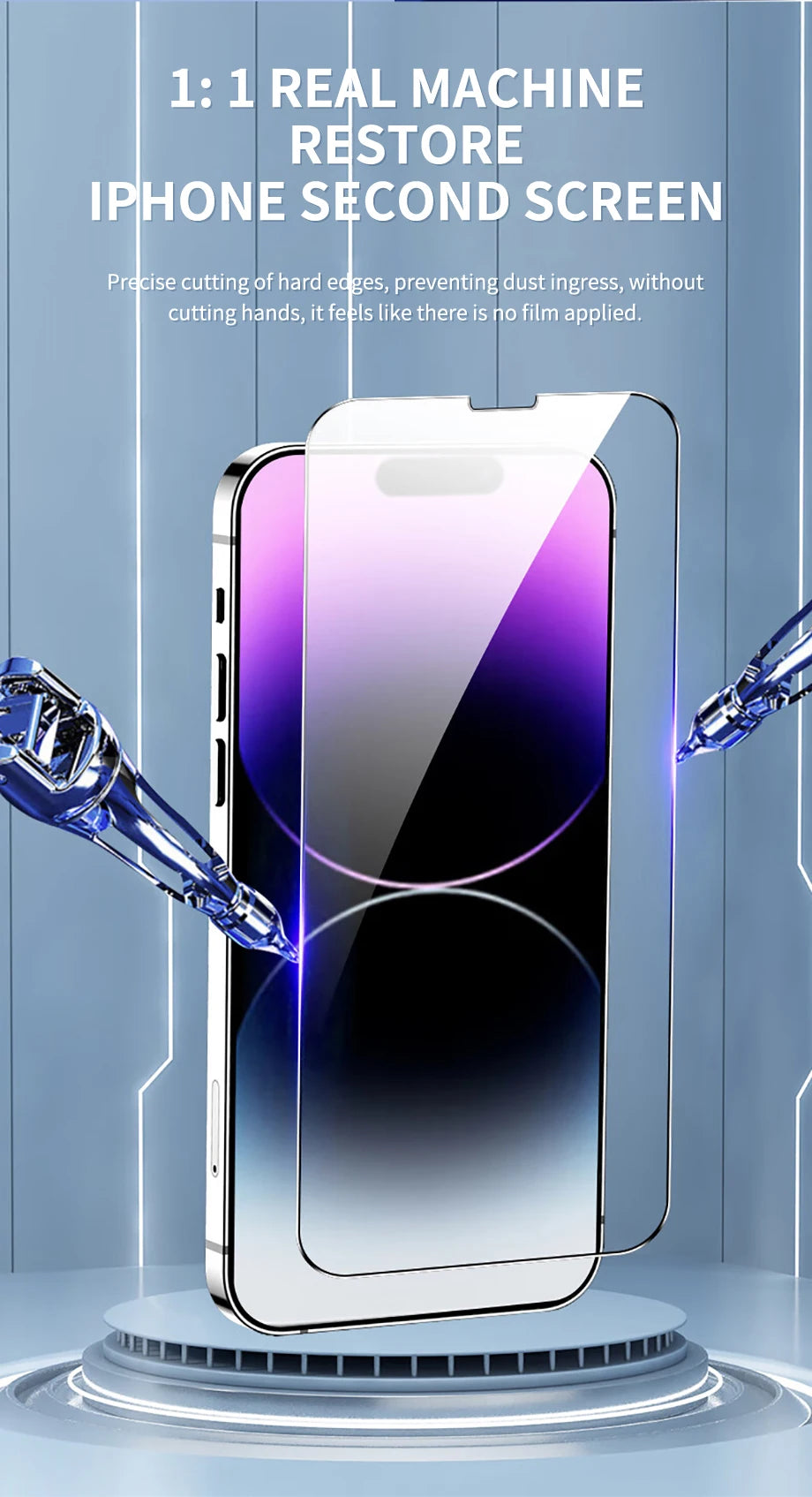 3 uds 30D Protector de pantalla de vidrio templado para IPhone 17 Air 14 13 11 15 16 Pro Max 12 Mini 16e XS XR X 8 7 Plus 16Pro cubierta de película