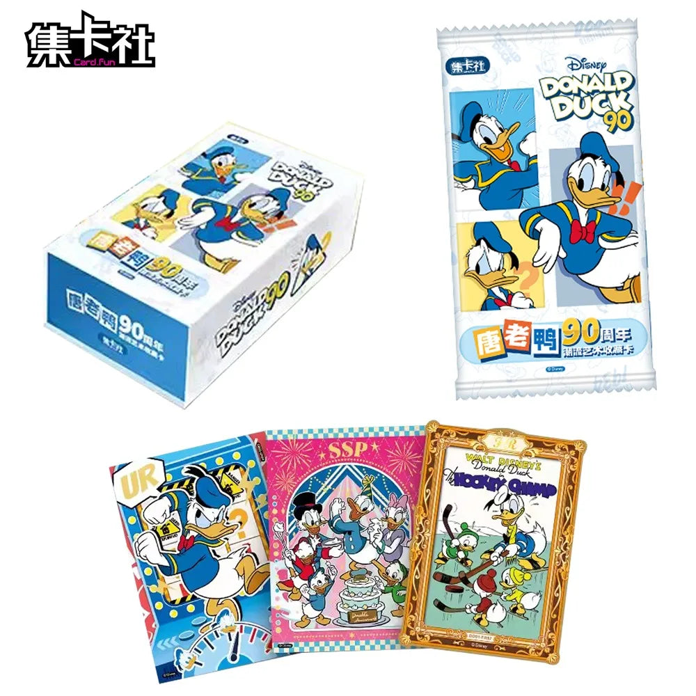 Card.Fun - Tarjeta Original de Disney del Pato Donald, Serie del 90 Aniversario, Tarjeta de Dibujos Animados, Edición Limitada Clásica, Tarjetas Coleccionables