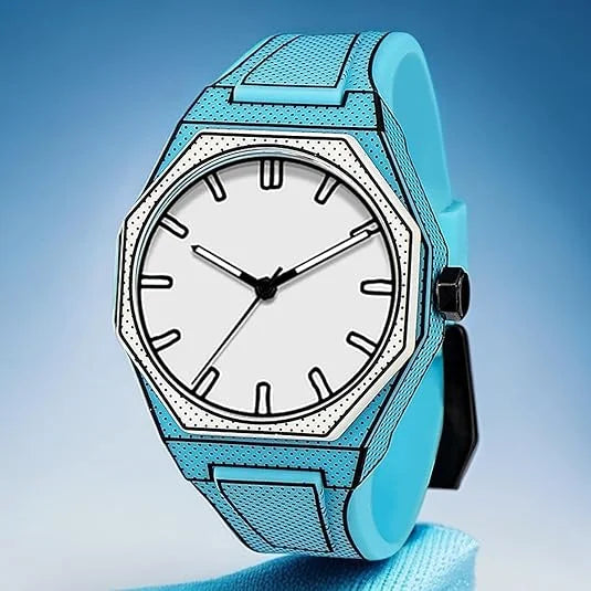 Reloj Deportivo para Hombre, Diseño Minimalista y Creativo Inspirado en el Anime, con Diseño de Gusano, Elegante y Duradero