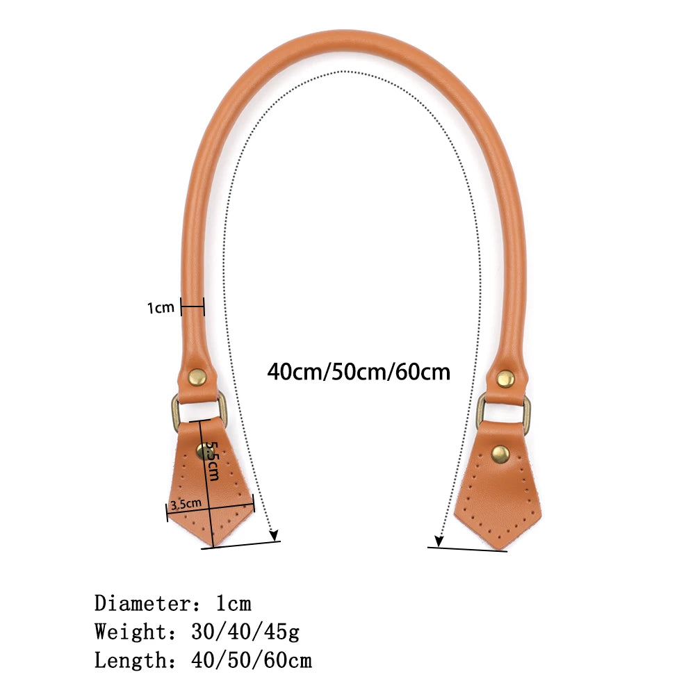 Correa de cuero para bolso de hombro, correa de repuesto para bolso de mujer, accesorios para bolso, 40cm, 50cm, 60cm, 2 uds.