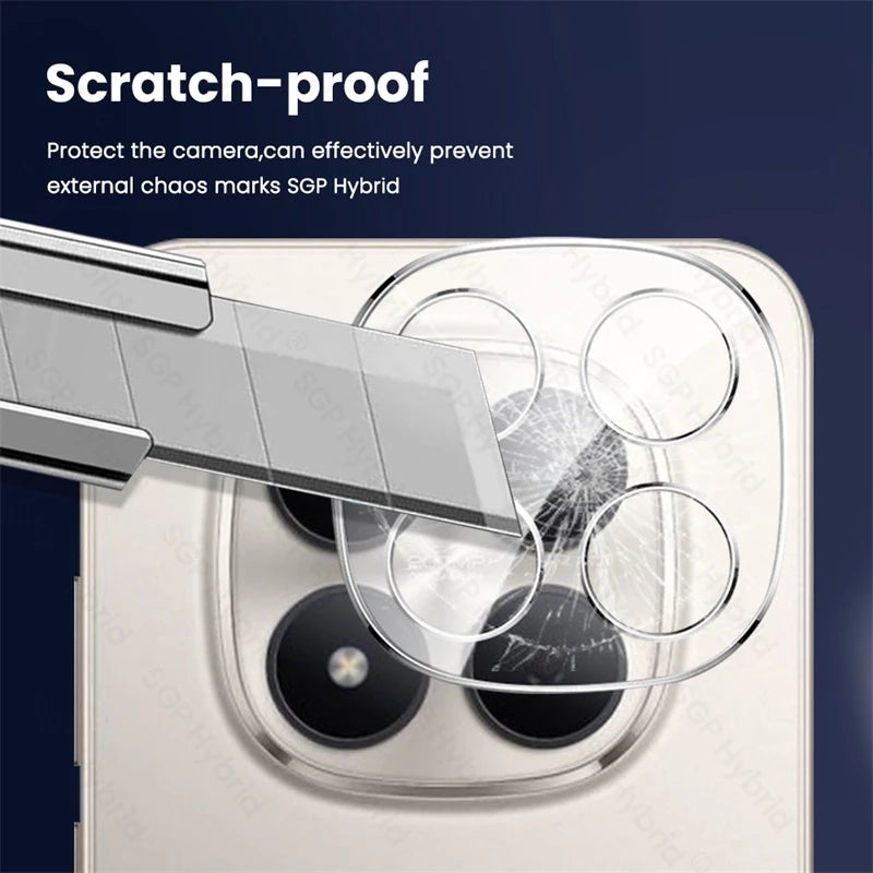 Funda protectora de cámara curvada de vidrio templado transparente 3D de 3 uds para Redmi Note 15 Pro 5G cubierta de lente en Redmy Note15 Pro + Pro Plus 5G