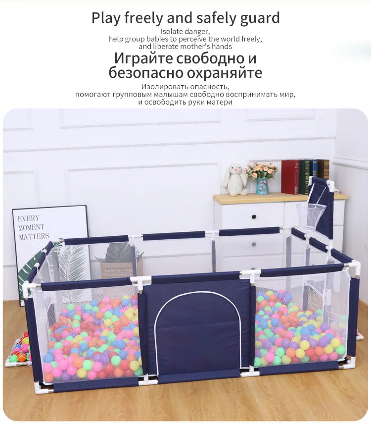 Parque infantil para bebés, recién llegado, parque infantil para bebés de 6 meses a 6 años, parque infantil para niños, valla de seguridad interior para bebés