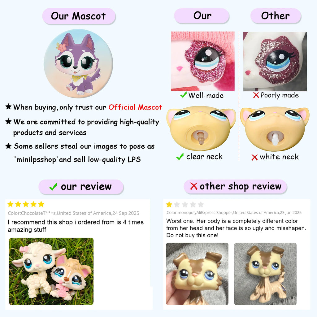 Minilpsshop Pet Shop - Juguete Bobble Head de Dachshund Raro # 2046 Juguetes para Niños, Regalos para Niños y Niñas, Coleccionables para lps