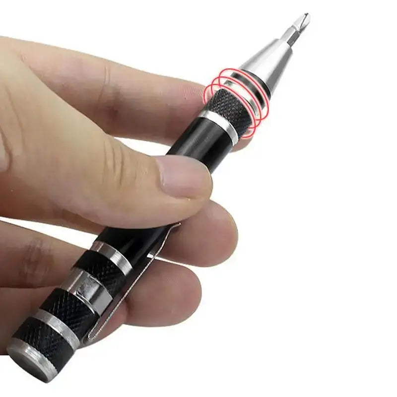 Mini destornillador de precisión multifunción 8 en 1, Kit de herramientas manuales de reparación de teléfonos móviles, juego de destornilladores portátiles