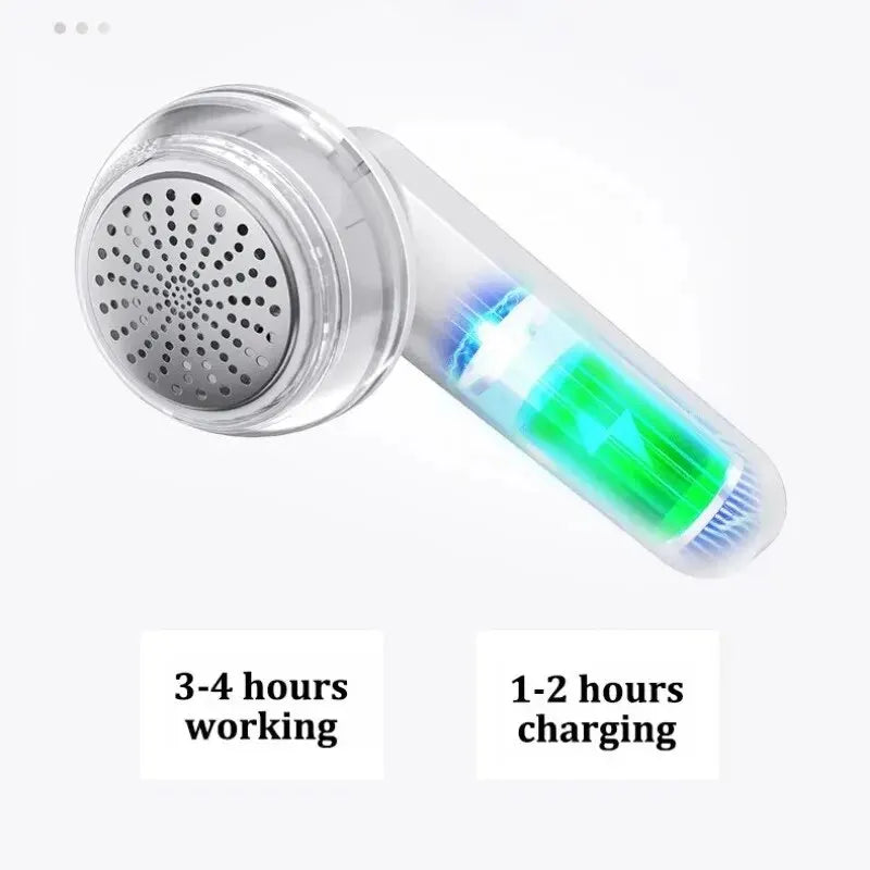 Recortador de bolas de pelo eléctrico para ropa, eliminación automática de bolas de pelo, afeitado, seis cabezales de cuchillo, carga Usb, portátil para el hogar, eliminación de pelusas