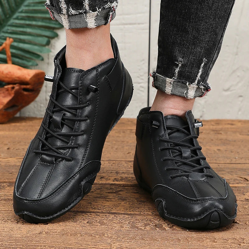 Zapatos para hombre, zapatillas originales, zapatos, botines altos para hombre, suela suave transpirable y cómoda, zapatos de moda de lujo para hombre